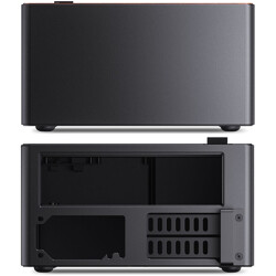 Jonsbo NV10 Black SFF ultrakompaktowa obudowa mini-ITX z aluminium i drewnem