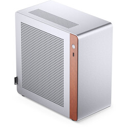 Jonsbo NV10 Silver SFF ultrakompaktowa obudowa mini-ITX z aluminium i drewnem