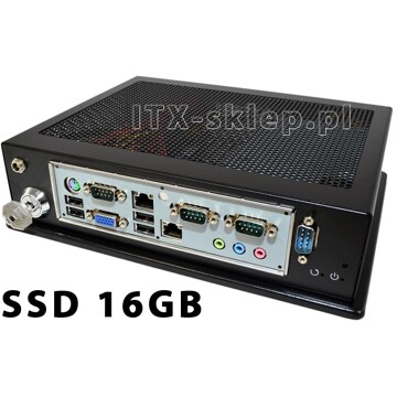 Komputer przemysłowy Atom D510 2GB 1xRS-485 3xRS-232 2xLAN SSD 16GB C02-J550-SD16-S