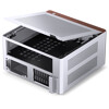 Jonsbo NV10 Silver SFF ultrakompaktowa obudowa mini-ITX z aluminium i drewnem