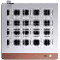 Jonsbo NV10 Silver SFF ultrakompaktowa obudowa mini-ITX z aluminium i drewnem