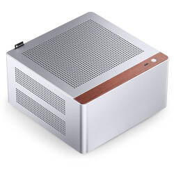 Jonsbo NV10 Silver SFF ultrakompaktowa obudowa mini-ITX z aluminium i drewnem