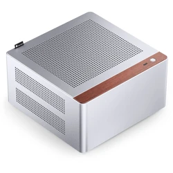 Jonsbo NV10 Silver SFF ultrakompaktowa obudowa mini-ITX z aluminium i drewnem