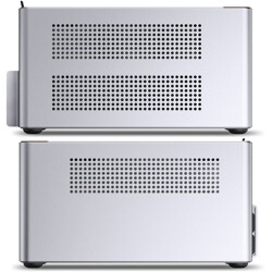Jonsbo NV10 Silver SFF ultrakompaktowa obudowa mini-ITX z aluminium i drewnem
