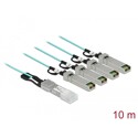 Aktywny optyczny kabel QSFP+ do 4 x SFP+ 10m Delock 84073