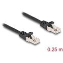 Kabel F/UTP RJ50 10-pinowy męski-męski 0,25m czarny Delock 80185