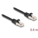 Kabel F/UTP RJ50 10-pinowy męski-męski 0,5m czarny Delock 80186