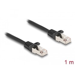Kabel F/UTP RJ50 10-pinowy męski-męski 1m czarny Delock 80187