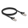 Kabel F/UTP RJ50 10-pinowy męski-męski 1m czarny Delock 80187