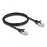 Kabel F/UTP RJ50 10-pinowy męski-męski 1m czarny Delock 80187