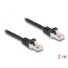Kabel F/UTP RJ50 10-pinowy męski-męski 2m czarny Delock 80188