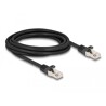Kabel F/UTP RJ50 10-pinowy męski-męski 3m czarny Delock 80189