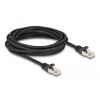 Kabel F/UTP RJ50 10-pinowy męski-męski 5m czarny Delock 80190