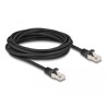 Kabel F/UTP RJ50 10-pinowy męski-męski 5m czarny Delock 80190