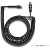 Kabel spiralny RJ50 10-pinowy męski-Powered USB 12V męski 3m czarny Delock 87995