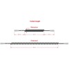 Kabel spiralny RJ50 10-pinowy męski-PoweredUSB 12 V męski 3m czarny Delock 87995