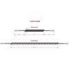 Kabel spiralny RJ50 10-pinowy męski-PoweredUSB 12 V męski 3m czarny Delock 87995