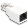 Adapter RJ50 10-pinowy męski-żeński biały Delock 88002