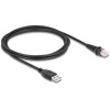 Kabel do skanera kodów RJ50 6-pinowy-USB 2.0 Typu-A 2m Delock 90611