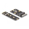 Konwerter M.2 B+M męski - 1x Mini PCIe Slot połówkowy / pełny z elastycznym kablem Delock 64221