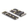 Konwerter M.2 B+M męski - 1x Mini PCIe Slot połówkowy / pełny z elastycznym kablem Delock 64221
