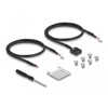 Konwerter M.2 B+M męski - 1x Mini PCIe Slot połówkowy / pełny z elastycznym kablem Delock 64221