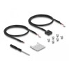 Konwerter M.2 B+M męski - 1x Mini PCIe Slot połówkowy / pełny z elastycznym kablem Delock 64221
