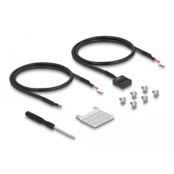 Konwerter M.2 B+M męski - 1x Mini PCIe Slot połówkowy / pełny z elastycznym kablem Delock 64221 Konwerter M.2 B+M męski - 1x Mini PCIe Slot połówkowy / pełny z elastycznym kablem Delock 64221