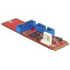 Konwerter M.2 B+M męski - 2x 6-pinowa listwa USB 5 Gbps Delock 62843