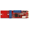 Konwerter M.2 B+M męski - 2x 6-pinowa listwa USB 5 Gbps Delock 62843