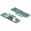 Konwerter M.2 B+M męski - 4x gniazdo USB Typ-A żeńskie 5 Gbps z kablem 50 cm Delock 61066