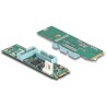 Konwerter M.2 B+M męski - 4x gniazdo USB Typ-A żeńskie 5 Gbps z kablem 50 cm Delock 61066