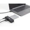 Konwerter USB Typ-C - 1x SSD M.2 NVMe lub 1x SATA SSD / HDD Delock 64253