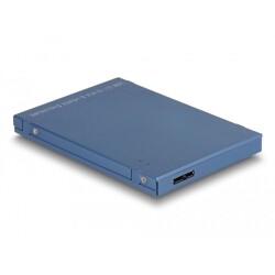 Konwerter 2.5" USB 10 Gbps Micro-B żeński - M.2 / mSATA z obudową Delock 62731 Konwerter 2.5" USB 10 Gbps Micro-B żeński - M.2 / mSATA z obudową Delock 62731
