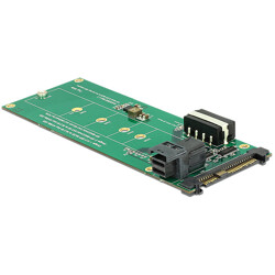 Konwerter U.2 SFF-8639 / SFF-8643 NVMe - 1x M.2 z wpustem M Delock 62945 Konwerter U.2 SFF-8639 / SFF-8643 NVMe - 1x M.2 z wpustem M Delock 62945