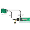 Konwerter U.2 SFF-8639 / SFF-8643 NVMe - 1x M.2 z wpustem M Delock 62945