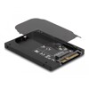Konwerter 2.5&quot; U.2 SFF-8639 - M.2 NVMe z wpustem M, wysokość 7 mm Delock 63379
