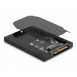 Konwerter 2.5" U.2 SFF-8639 - M.2 NVMe z wpustem M, wysokość 7 mm Delock 63379 Konwerter 2.5" U.2 SFF-8639 - M.2 NVMe z wpustem M, wysokość 7 mm Delock 63379
