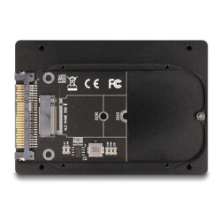 Konwerter 2.5" U.2 SFF-8639 - M.2 NVMe z wpustem M, wysokość 7 mm Delock 63379 Konwerter 2.5" U.2 SFF-8639 - M.2 NVMe z wpustem M, wysokość 7 mm Delock 63379