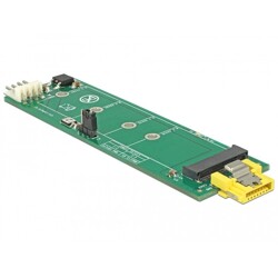 Konwerter zasilania SATA 8-pin żeńskie - M.2 B slot Delock 63917 Konwerter zasilania SATA 8-pin żeńskie - M.2 B slot Delock 63917