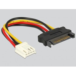 Konwerter zasilania SATA 8-pin żeńskie - M.2 B slot Delock 63917 Konwerter zasilania SATA 8-pin żeńskie - M.2 B slot Delock 63917