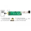 Konwerter zasilania SATA 8-pin żeńskie - M.2 B slot Delock 63917