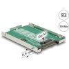 Konwerter 2.5&quot; U.2 SFF-8639 - M.2 NVMe z wpustem M Delock 62710
