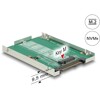 Konwerter 2.5&quot; U.2 SFF-8639 - M.2 NVMe z wpustem M Delock 62710