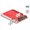 Konwerter 2.5" U.3 SFF-8639 - M.2 NVMe z wpustem M, wysokość 7 mm Delock 64228