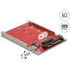 Konwerter 2.5&quot; U.2 SFF-8639 - M.2 NVMe z wpustem M, wysokość 7 mm Delock 62725
