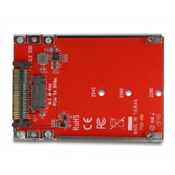 Konwerter 2.5" U.2 SFF-8639 - M.2 NVMe z wpustem M, wysokość 7 mm Delock 62725 Konwerter 2.5" U.2 SFF-8639 - M.2 NVMe z wpustem M, wysokość 7 mm Delock 62725