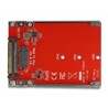 Konwerter 2.5" U.2 SFF-8639 - M.2 NVMe z wpustem M, wysokość 7 mm Delock 62725