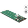 Konwerter U.2 SFF-8654 lub SATA - 1x M.2 z wpustem M Delock 63953