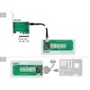 Konwerter U.2 SFF-8654 lub SATA - 1x M.2 z wpustem M Delock 63953
